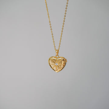 Classic Heart Locket Necklace